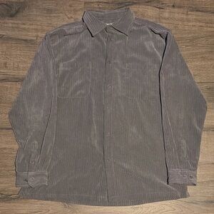 Men's Gray Long Sleeve Shirt